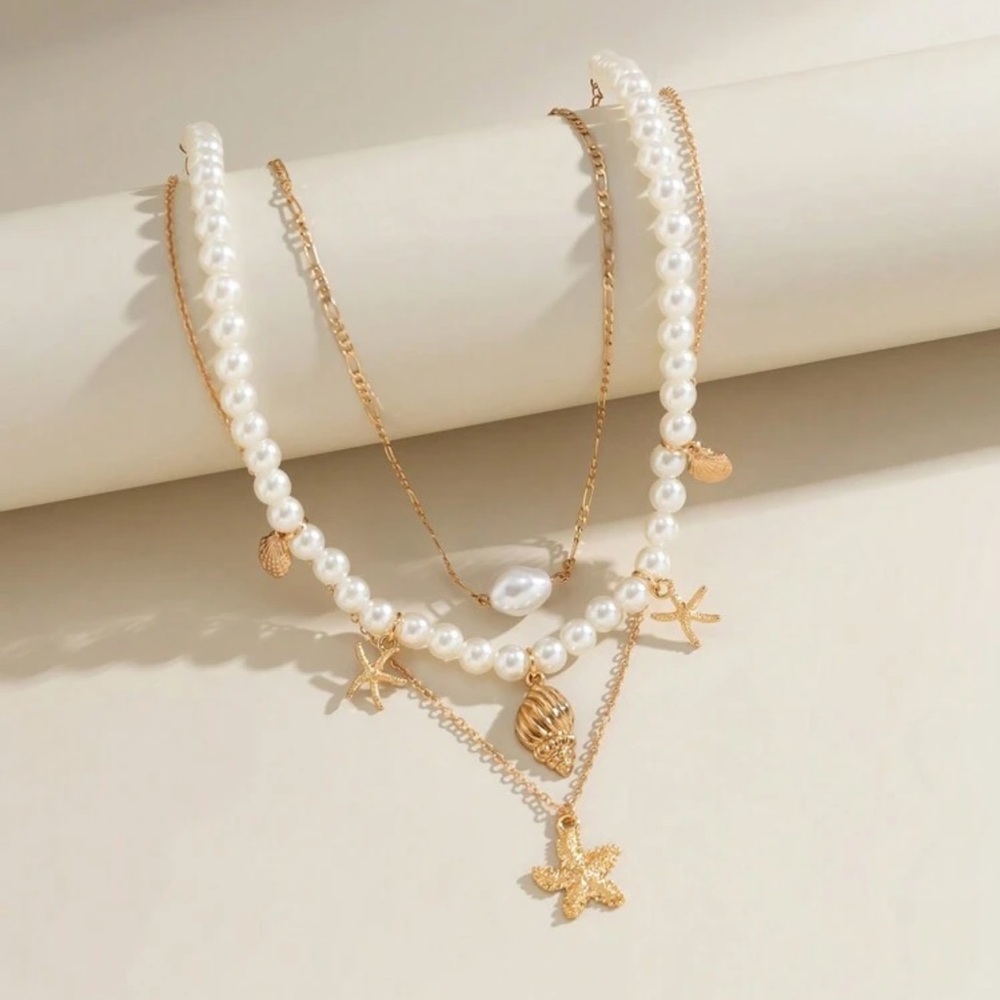 New  layered  necklace  set - Picture 4 of 6